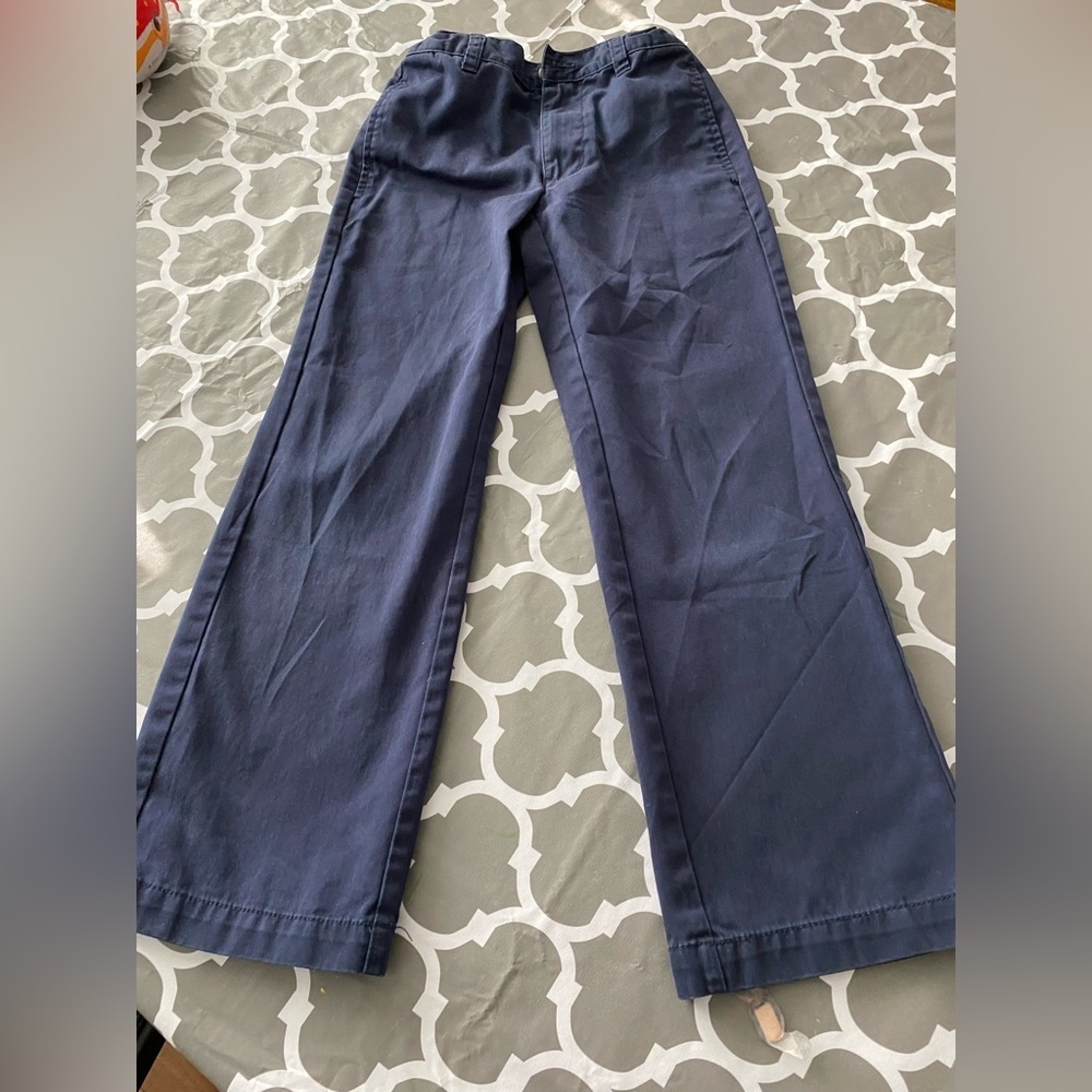 Cherokee School uniform pants boys navy blue adjustable waistband size 8